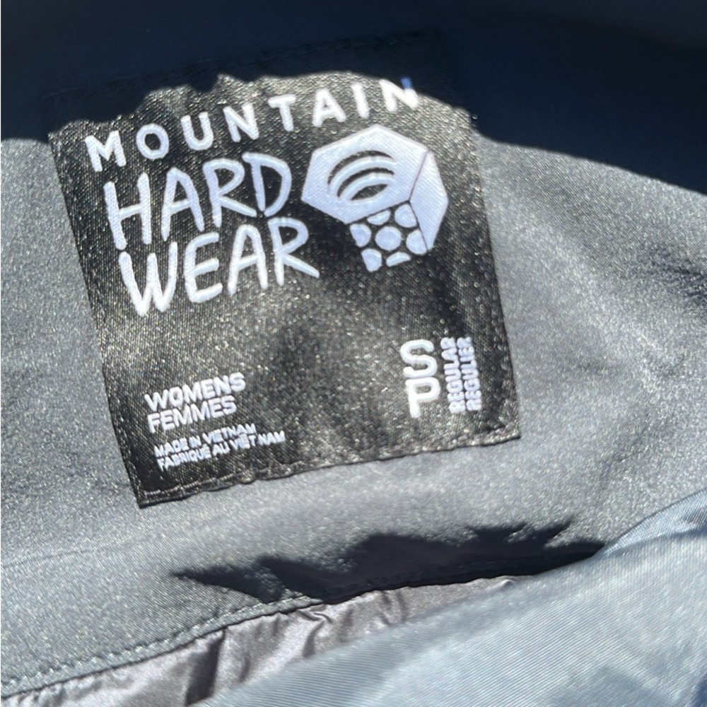 Mountain Hardwear women’s tan brown snow bibs, size small - Picture 2 of 3